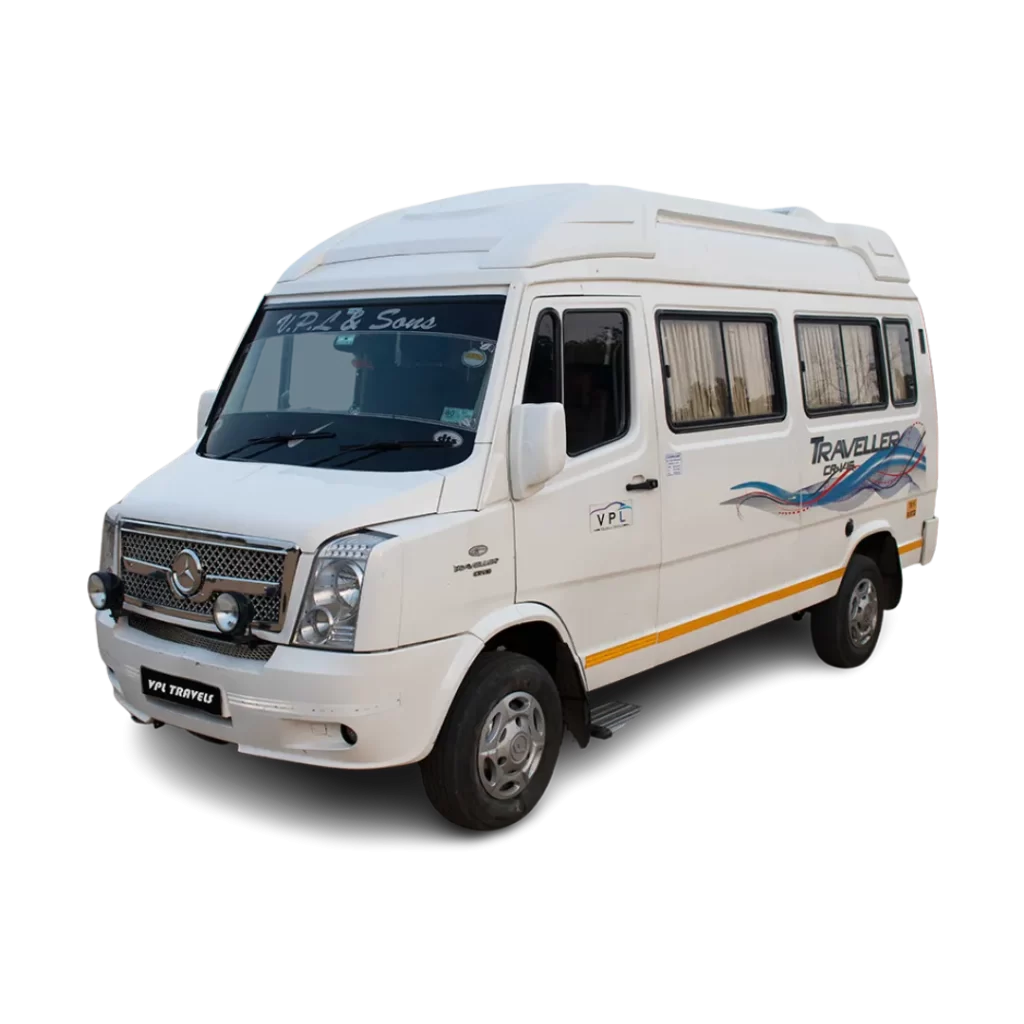 12 Seater Tempo Traveller Rental in Chennai | Tariff Start from ₹22/