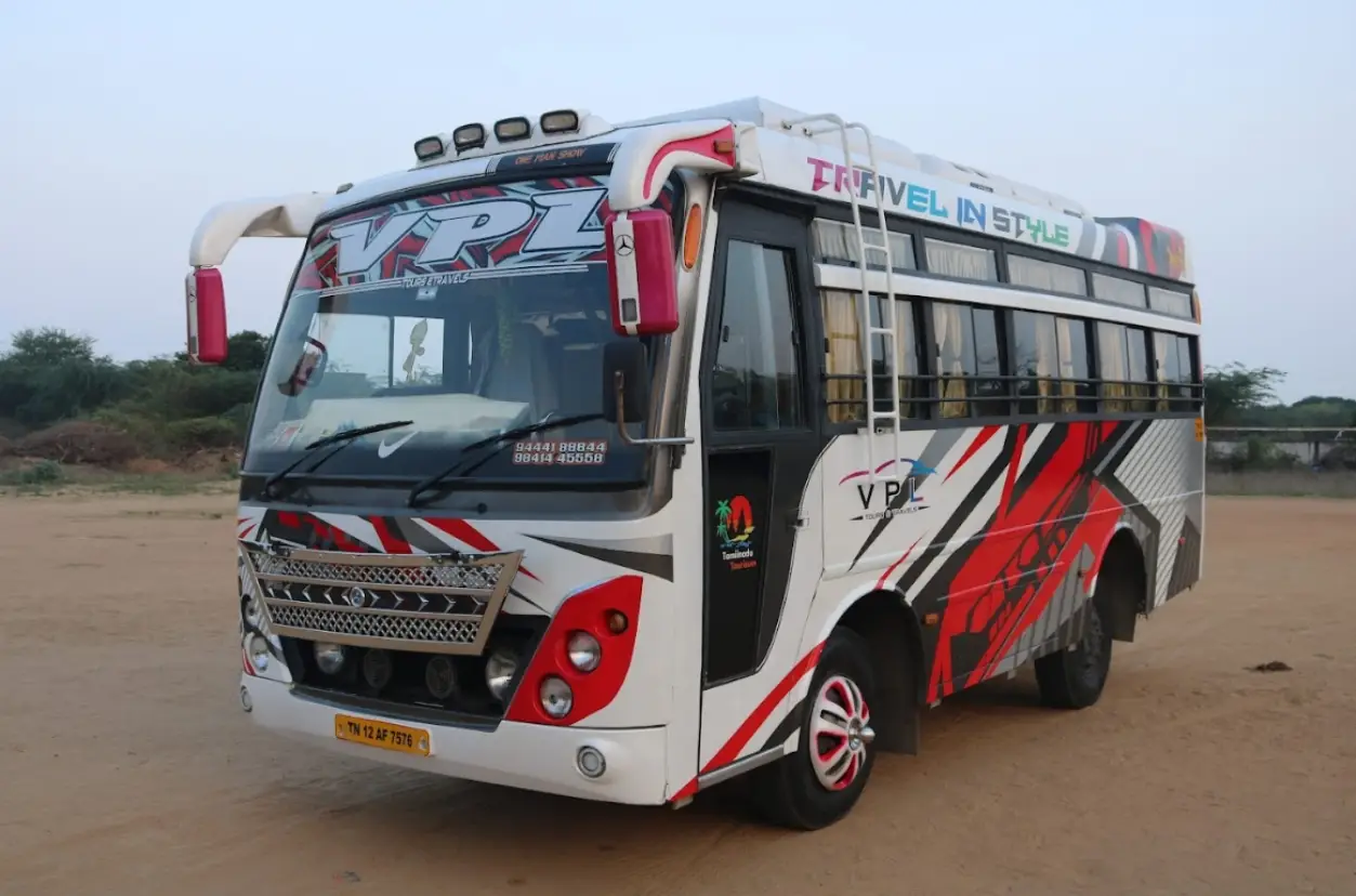 21 Seater Mini Bus Rental in Chennai for Family Trip