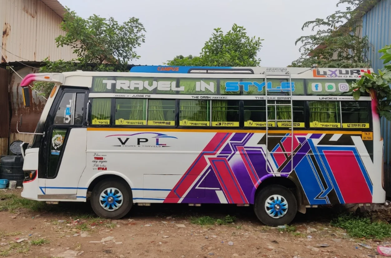 25 Seater Mini Bus Rental for Temple Tours