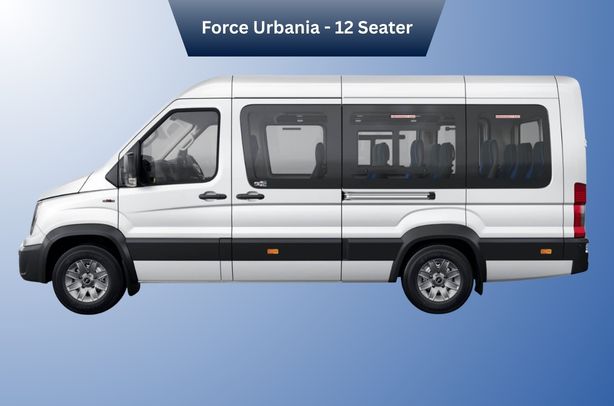Force Urbania 12 Seater rental outside