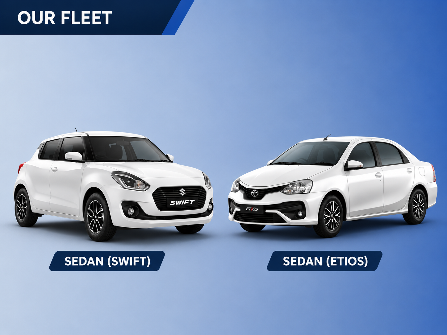 Sedan (Swift / Etios) rental in Chennai – VPL Travels