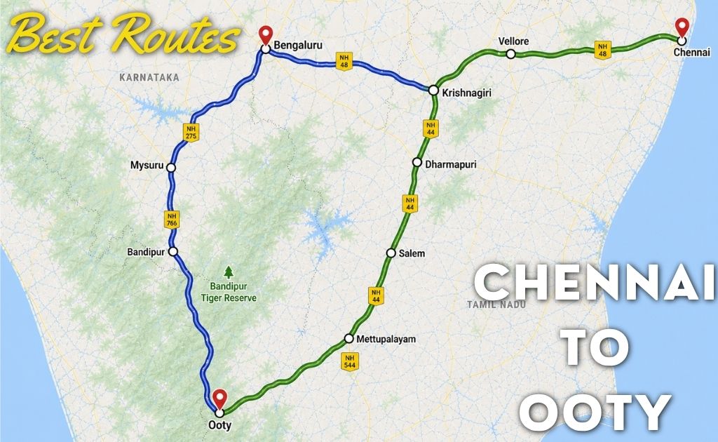 Discover the best route from Chennai to Ooty by car with distance, travel time, road conditions & tips. Book a reliable Chennai to Ooty car rental for a smooth trip.