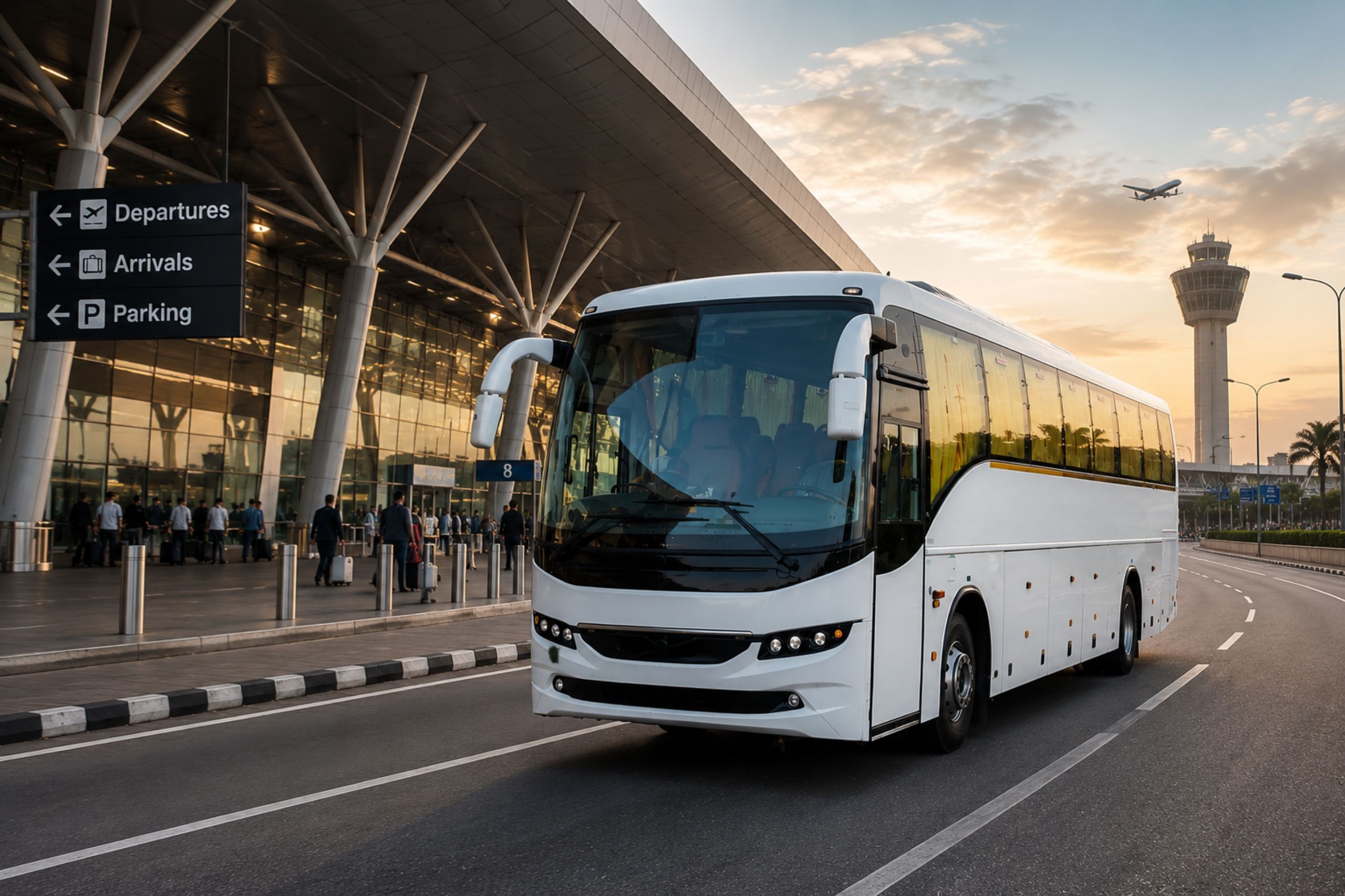 One Day Bus Rental For Airport Pickup In Chennai