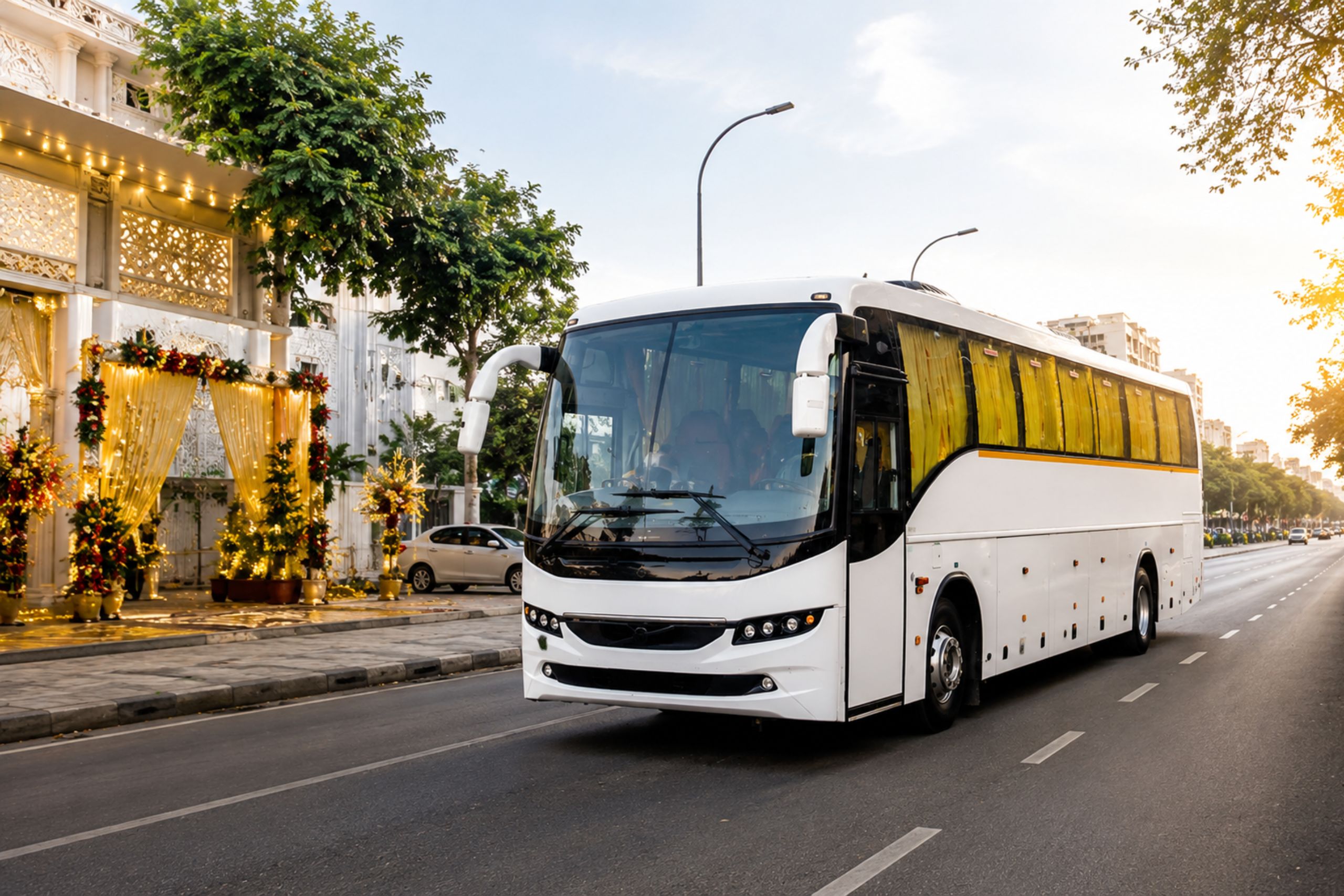 One Day Bus Rental For Weddings In Chennai