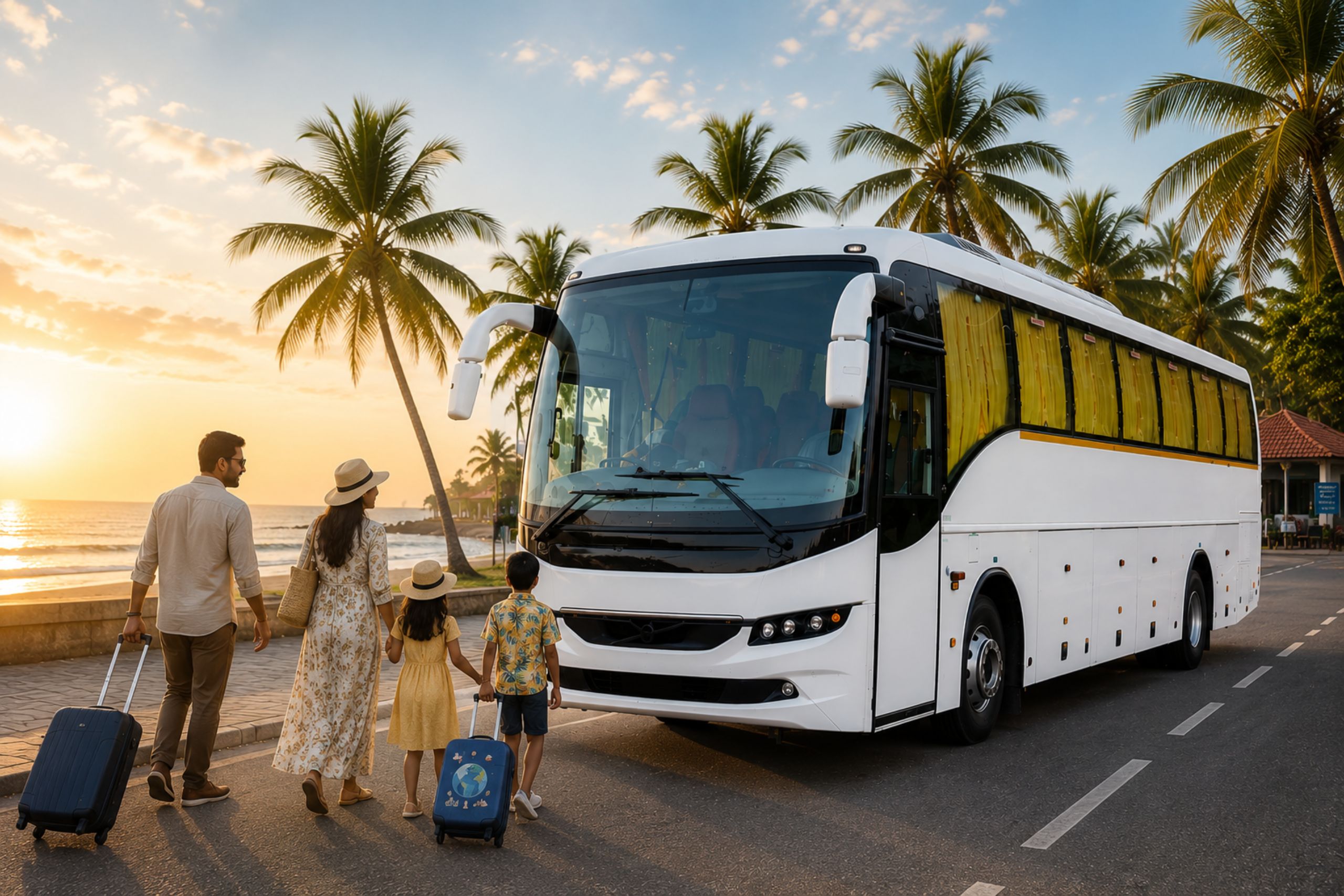 Family One Day Bus Rental In Chennai