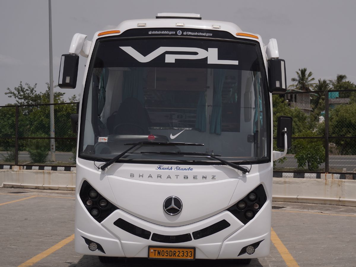 vpl 25 seater bus rental in chennai