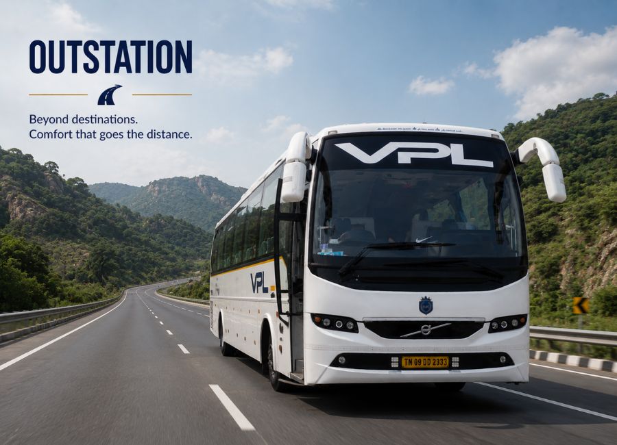 40 Seater Bus Rental in Chennai for Outstation Tours