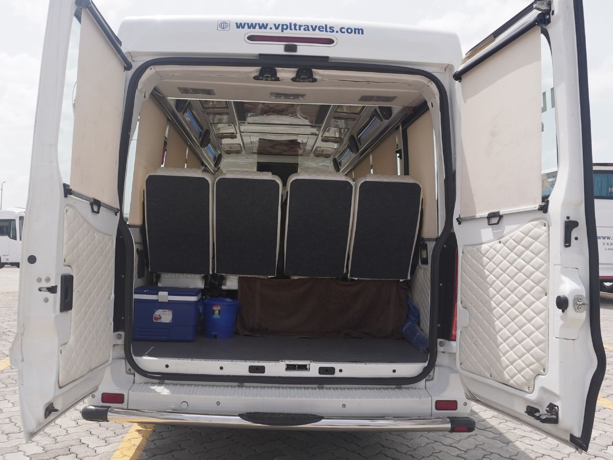 tempo traveller interior