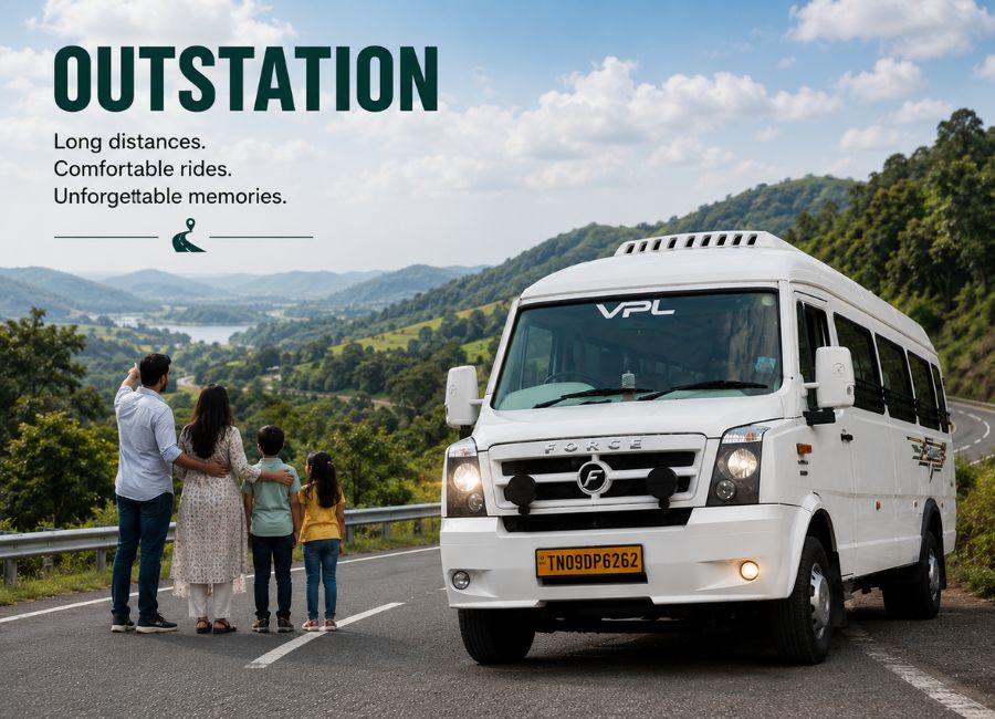 Outstation Tempo Traveller Rental