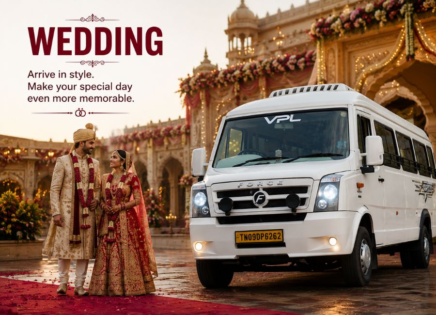Temple Tour Tempo Traveller Rental