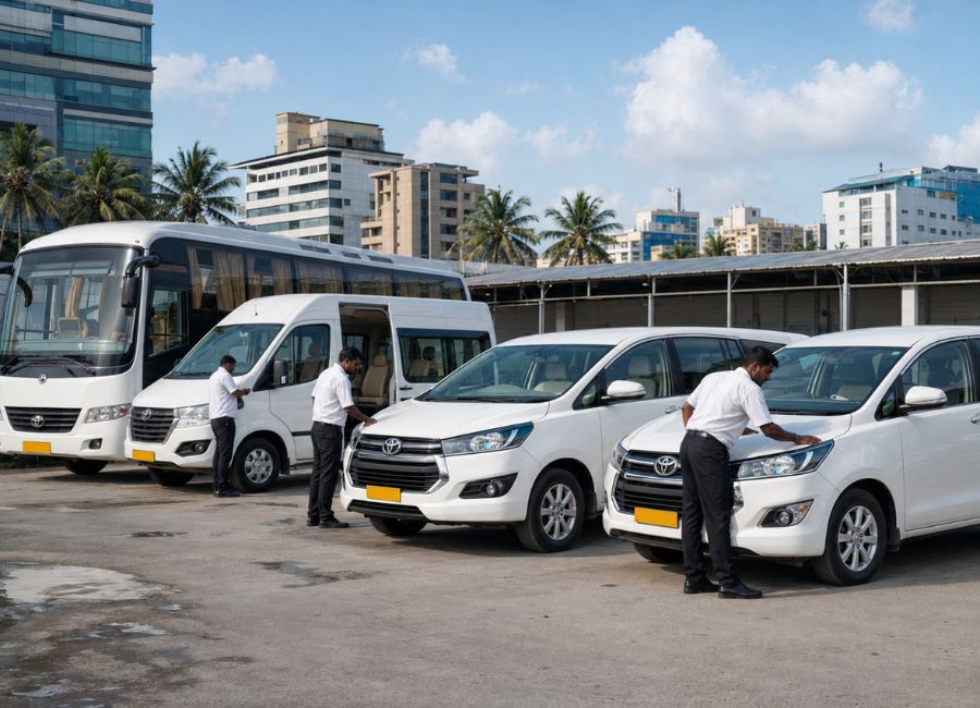 VPL Travels rental vehicle fleet in Chennai