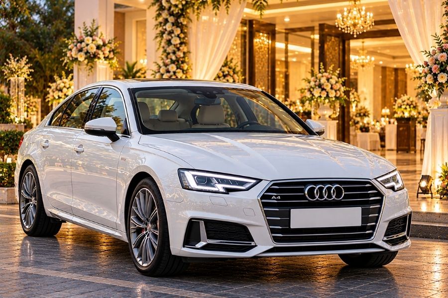Audi A4 wedding car rental in Chennai