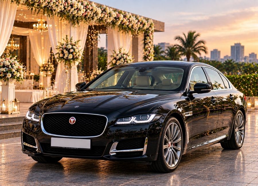 Jaguar luxury car for events and photoshoots in Chennai