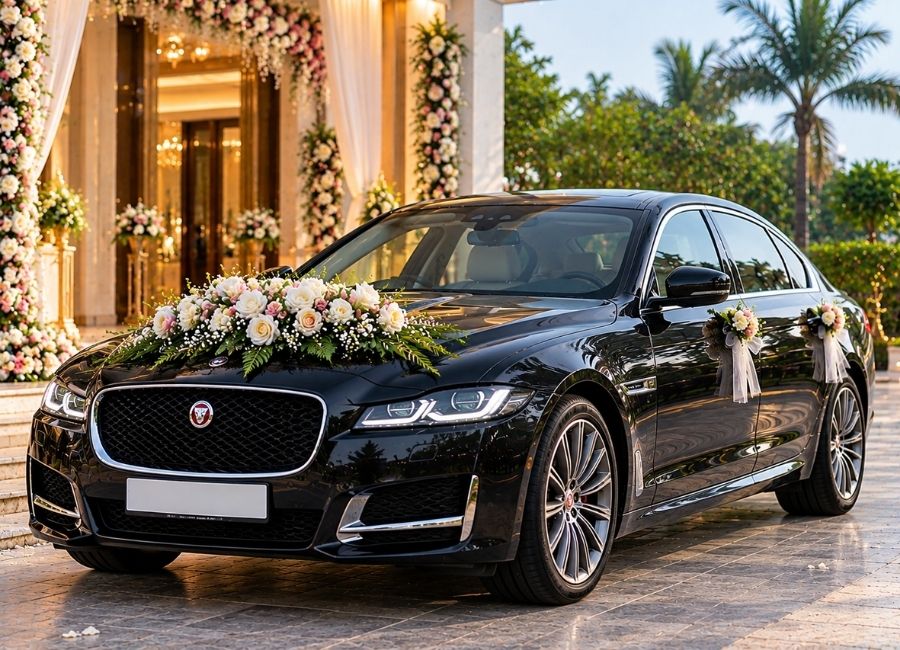 Jaguar wedding car rental in Chennai