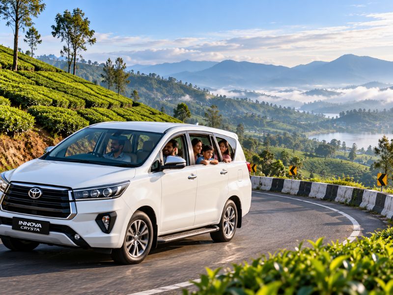Outstation car rental from Chennai to hill stations like Ooty